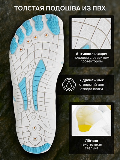 Аквашузы ONLYTOP Swim, р. 36