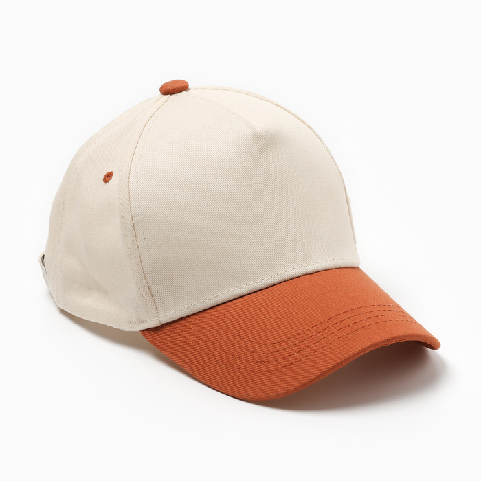 Кепка детская KAFTAN, цвет молочный, коричневый, размер 52-54