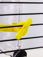 Поилка для грызунов, 60 мл, 12×4 см, с металлическим носиком, с жёлтым креплением, прозрачная - Фото 6