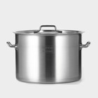 Кастрюля Hanna Knövell, 15 л, d=30 см, h=20 см, толщина 0.8 мм, дно ТРС, толщина дна 4.4 мм, 201 сталь, индукция - Фото 7