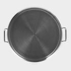 Кастрюля Hanna Knövell, 19 л, d=32 см, h=22 см, толщина стенки 0.8 мм, 201 сталь, с крышкой, индукция, дно ТРС, нержавеющая сталь - Фото 5