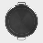 Кастрюля Hanna Knövell, 19 л, d=32 см, h=22 см, толщина стенки 0.8 мм, 201 сталь, с крышкой, индукция, дно ТРС, нержавеющая сталь - Фото 9