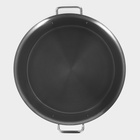 Кастрюля Hanna Knövell, 47 л, d=45 см, h=28 см, толщина 1 мм, дно ТРС, толщина дна 4.6 мм, 201 сталь, индукция - Фото 9