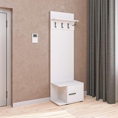 Прихожая «Ника», 650×430×2100 мм, цвет белая