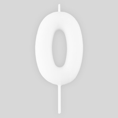 Свеча для торта, цифра «0», светится в темноте, 3.8×8 см