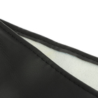Оплетка на руль сшивная, экокожа, черная, нить, игла, размер M, 36-38 см - Фото 4