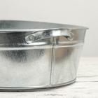 УЦЕНКА Таз овальный, 23 л, оцинкованный - Фото 2