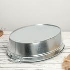 УЦЕНКА Таз овальный, 23 л, оцинкованный - Фото 3