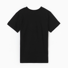 Футболка для мальчика, цвет черный/вертолёт, рост 122 - фото 23907482