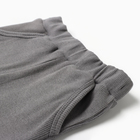 Комплект детский (футболка/штанишки), цвет серый, рост 68-74 (6-9 мес ) - Фото 4