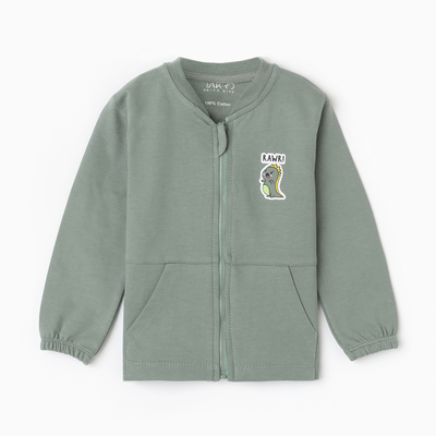 Джемпер для мальчика, рост 98 см, хаки