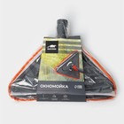 УЦЕНКА Щётка для окон Raccoon, фигурная, телескопическая стальная ручка 80(125) см, водосгон силикон 25 см, насадка из микрофибры 25×21×21 см - Фото 8