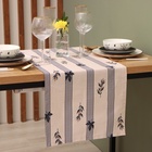 Дорожка на стол «Этель» Leaves, 40×149 см, 100% хлопок, репс 220 г/м², бежевая - Фото 4