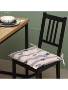 Подушка на стул «Этель. Leaves», 42×42 см, бежевая - Фото 7