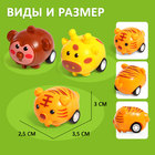 Машинки инерционные «Забавные зверушки. Африка», набор 2 шт. - Фото 2