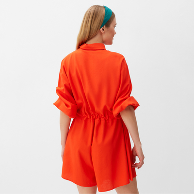 Комбинезон женский Minaku: Casual Collection, абрикосовый, размер 42