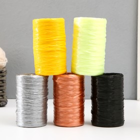 Пряжа "Для вязания мочалок" 100% полипропилен 400м/100±10 гр (набор 5 шт. МИКС №9