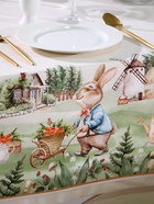 Скатерть «Этель. Кроличья ферма», 149×110 см, 100% хлопок, саржа 190 г/м² - Фото 5