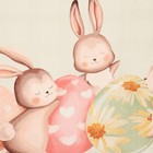 Полотенце Этель «Зайчата» 40×73 см, 100% хлопок, саржа 190 г/м² - Фото 3