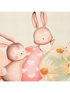 Полотенце Этель «Зайчата» 40×73 см, 100% хлопок, саржа 190 г/м² 10226791