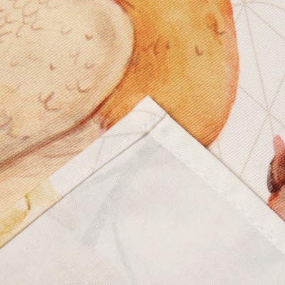 Полотенце кухонное «Этель. Гортензия», белое, 40×73 см