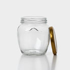 Набор стеклянных банок с золотистой крышкой и этикеткой, ТО-82, 0,55 л, 6 шт - Фото 5