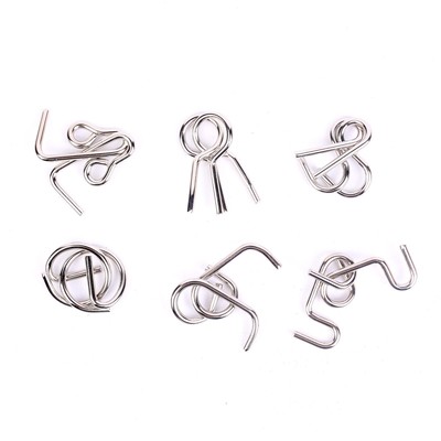 УЦЕНКА Металлические головоломки «Загадки цивилизации Майя» (набор 6 шт.)