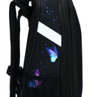 Рюкзак каркасный школьный 38×30×16 см, эргономичная спинка, Stavia «Кошка», чёрный - Фото 11