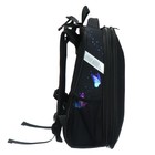 Рюкзак каркасный школьный 38×30×16 см, эргономичная спинка, Stavia «Кошка», чёрный - Фото 4