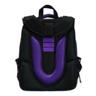 Рюкзак каркасный школьный 38×30×16 см, эргономичная спинка, Stavia «Кошка», чёрный - Фото 6