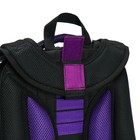 Рюкзак каркасный школьный 38×30×16 см, эргономичная спинка, Stavia «Кошка», чёрный - Фото 9