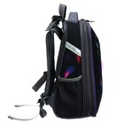 Рюкзак каркасный школьный 38×30×16 см, эргономичная спинка, Stavia «Кот и перья», синий - Фото 4