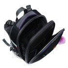 Рюкзак каркасный школьный 38×30×16 см, эргономичная спинка, Stavia «Кот и перья», синий - Фото 8