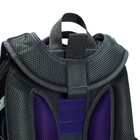 Рюкзак каркасный школьный 38×30×16 см, эргономичная спинка, Stavia «Кот и перья», синий - Фото 9