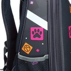 Рюкзак каркасный школьный 38 х 30 х 16 см, эргономичная спинка, Stavia "Йорки", серый - фото 23975828