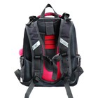 Рюкзак каркасный школьный 38 х 30 х 16 см, эргономичная спинка, Stavia "Йорки", серый - фото 23975822