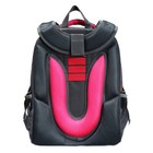 Рюкзак каркасный школьный 38 х 30 х 16 см, эргономичная спинка, Stavia "Йорки", серый - фото 23975823