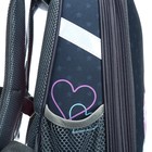 Рюкзак каркасный школьный 38×30×16 см, эргономичная спинка, Stavia «Fluffy», серый - Фото 11