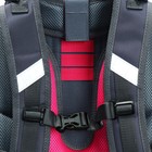 Рюкзак каркасный школьный 38×30×16 см, эргономичная спинка, Stavia «Fluffy», серый - Фото 12