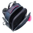 Рюкзак каркасный школьный 38×30×16 см, эргономичная спинка, Stavia «Fluffy», серый - Фото 8