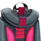 Рюкзак каркасный школьный 38×30×16 см, эргономичная спинка, Stavia «Fluffy», серый - Фото 9