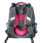 Рюкзак каркасный школьный 38×30×16 см, эргономичная спинка, Stavia «Кошачья семейка», серый - Фото 5