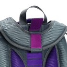 Рюкзак каркасный школьный 38×30×16 см, эргономичная спинка, Stavia «Чёрная кошка», серый - Фото 9