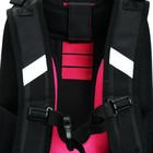 Рюкзак каркасный школьный 38 х 30 х 16 см, эргономичная спинка, Stavia "Аниме", чёрный - фото 24015929