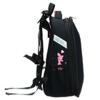 Рюкзак каркасный школьный 38 х 30 х 16 см, эргономичная спинка, Stavia "Аниме", чёрный - фото 24015921