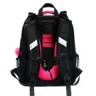 Рюкзак каркасный школьный 38 х 30 х 16 см, эргономичная спинка, Stavia "Аниме", чёрный - фото 24015922