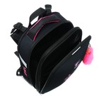 Рюкзак каркасный школьный 38 х 30 х 16 см, эргономичная спинка, Stavia "Аниме", чёрный - фото 24015925