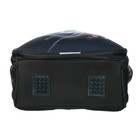 Рюкзак каркасный школьный 38 х 30 х 16 см, эргономичная спинка, Stavia "Space", чёрный/синий - фото 24401006