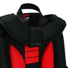 Рюкзак каркасный школьный 38 х 30 х 16 см, эргономичная спинка, Stavia "Super car", чёрный/красный - Фото 9