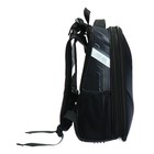 Рюкзак каркасный школьный 38 х 30 х 16 см, эргономичная спинка, Stavia "Кибер", чёрный - Фото 4